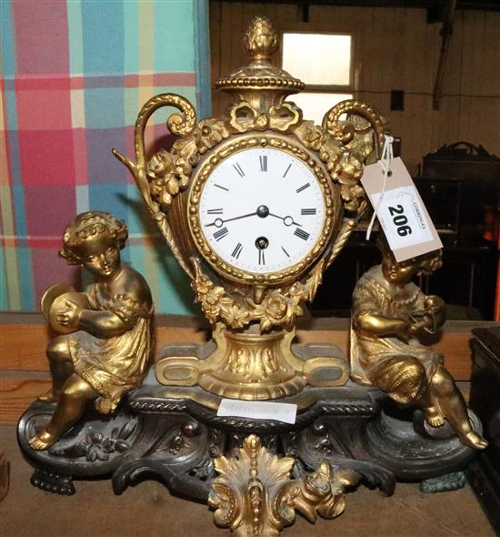 Gilt clock